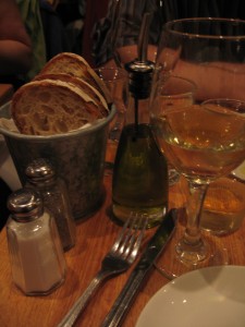 Good bread and even better olive oil