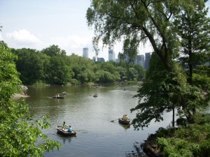 Boaters on the lake