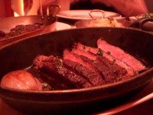 Prime flat iron steak