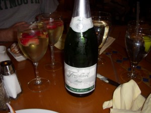 Pretty decent cava (Spanish sparking wine)