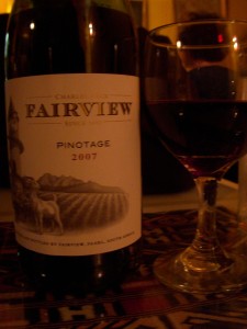 A delicious South African pinotage