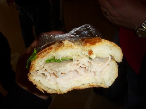 Turkey, not ham, and no cheese