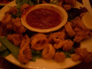 Fried calamari