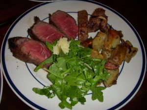 A tasty well-balanced dinner