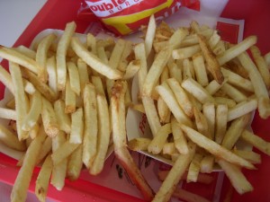 Piles of fries