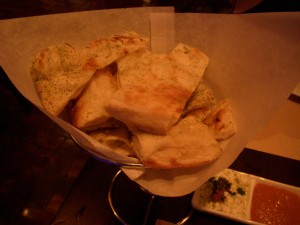 Delicious naan bread
