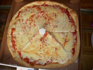 An extremely pale pie