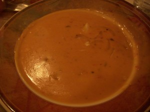Crab and vidalia onion bisque