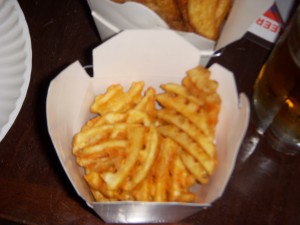 Seasoned waffle fries