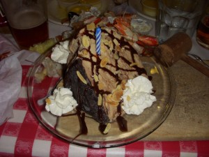 Huge slice of mud pie