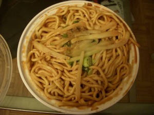 Cold sesame noodles