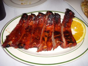 BBQ spare ribs