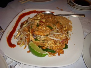 Chicken pad thai