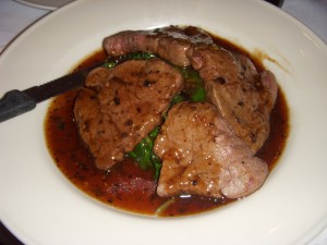 Brandied black bean filet