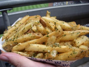 Garlicky garlic fries