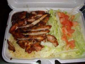 Chicken combination platter
