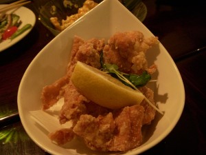 Tatsuta age (fried chicken pieces)