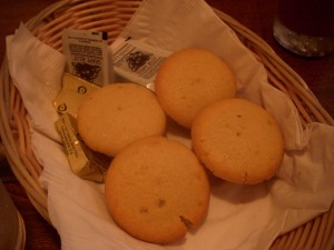 Warm mini corn muffins