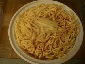 Bland sesame noodles