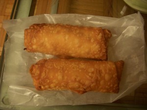 Bland egg rolls