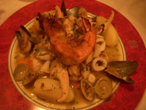 Mixed seafood platter