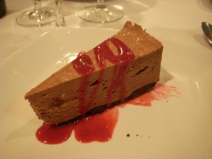 Chocolate mousse cake