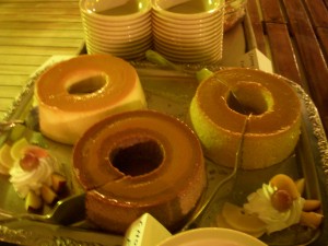 Festival of flan - caramel, chocolate, and soursap
