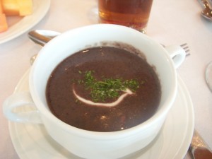 Black bean soup