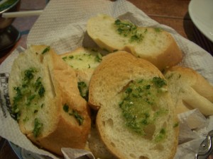 Garlicky garlic bread