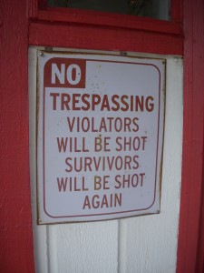 Just some of the "character" of the restaurant