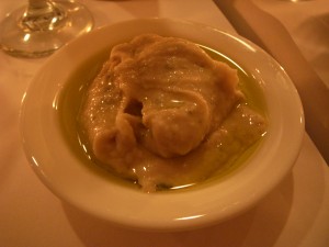 White bean and olive oil dip