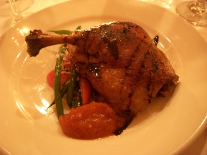 Slow cooked duck confit