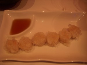Steamed shrimp shumai