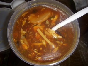 Peppery hot and sour soup