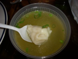 Wonton soup