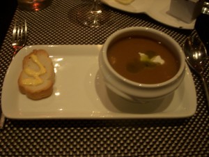 Unusual lobster bisque