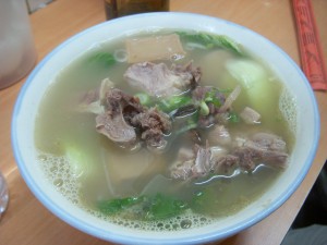 Duck noodle soup