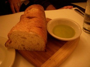 Good bread and olive oil