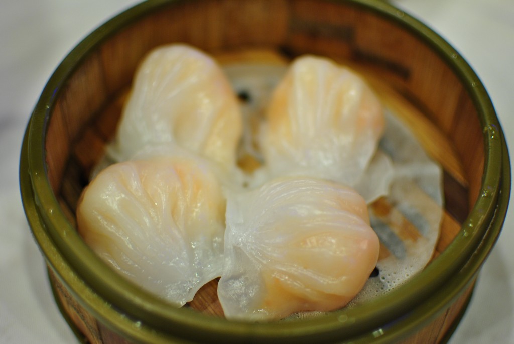 Crystal shrimp dumplings - a classic dim sum dish and one of my favorites