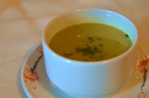 Cream of broccoli soup