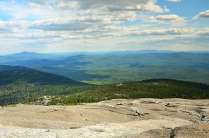 The view from the top of Mount Cardigan