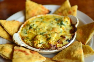 Artichoke and spinach dip