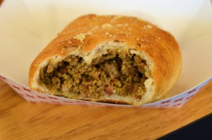 Creole stuffed bread innards