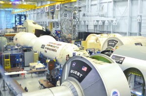 The building where they do training for International Space Center missions