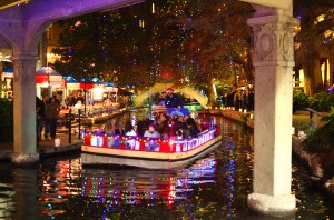 A boat on the River Walk