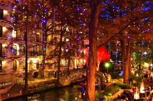 Endless strands of Christmas lights