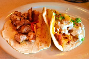 Carnitas taco and the Haven taco