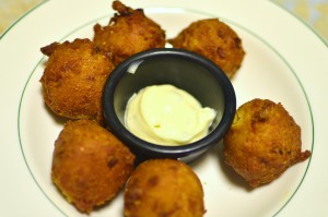 Seafood hush puppies