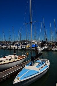 Boats by the Sausalito Yacht Club